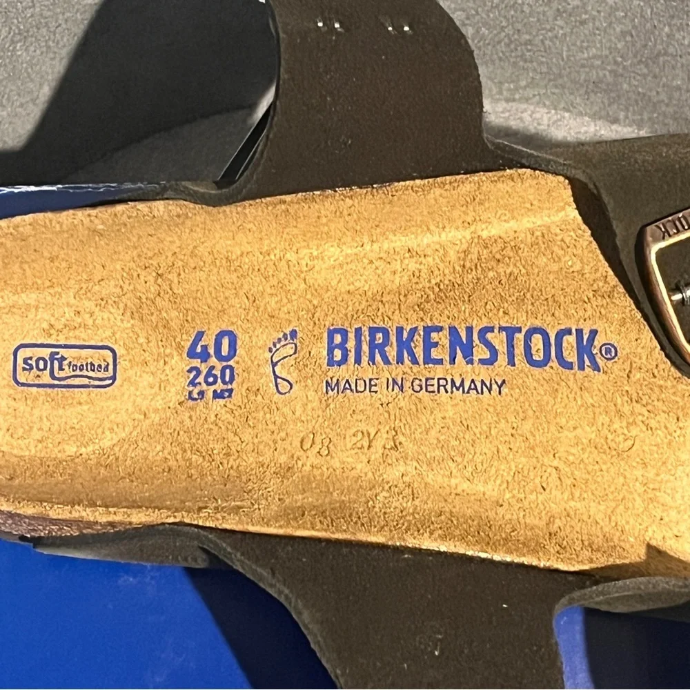 Birkenstock Women’s Arizona Sandals Mocha Suede Soft Footbed Size 9 US - Picture 12 of 16